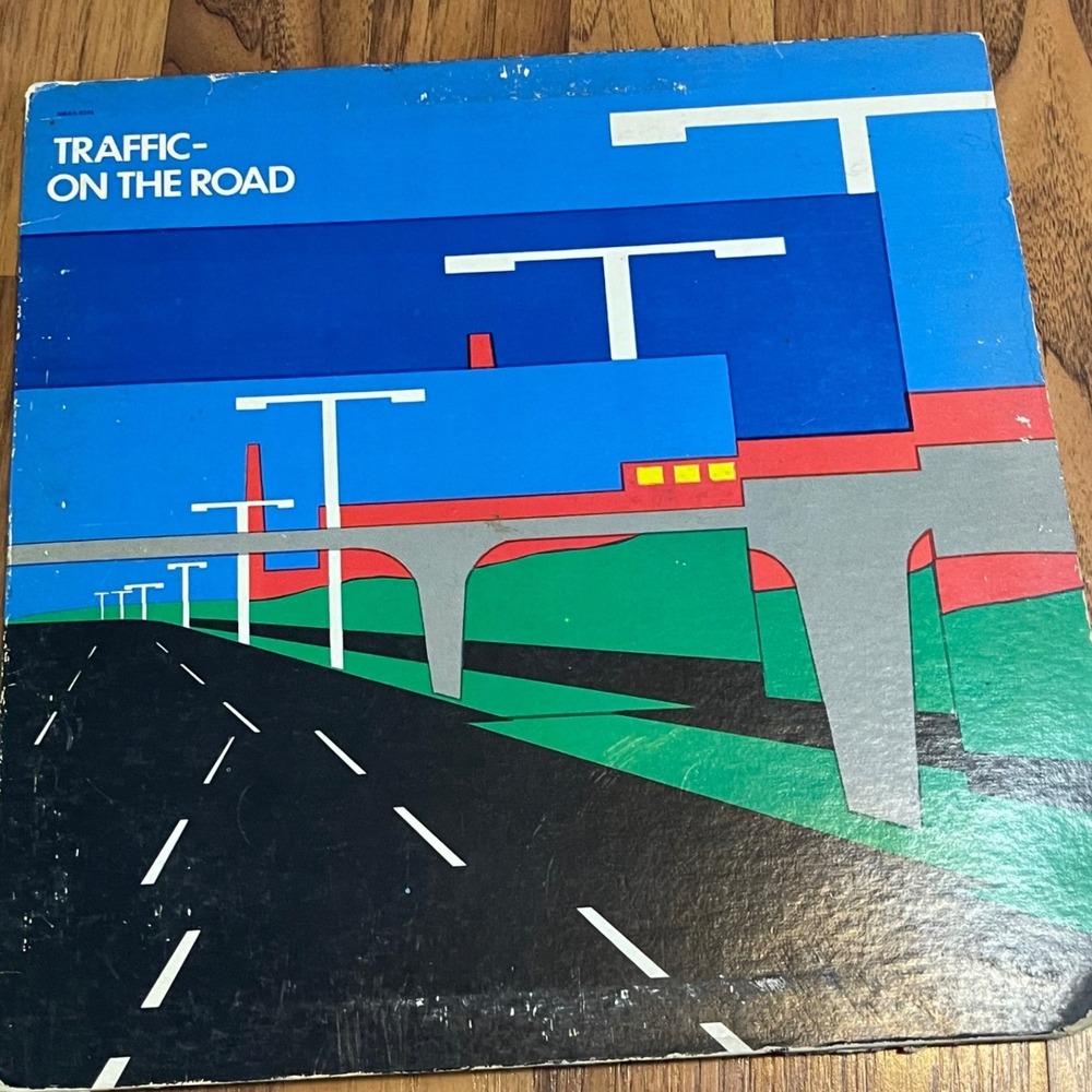 Traffic On The Road Vinyl LP 1973 Live Germany Steve Winwood Island SMAS-9336